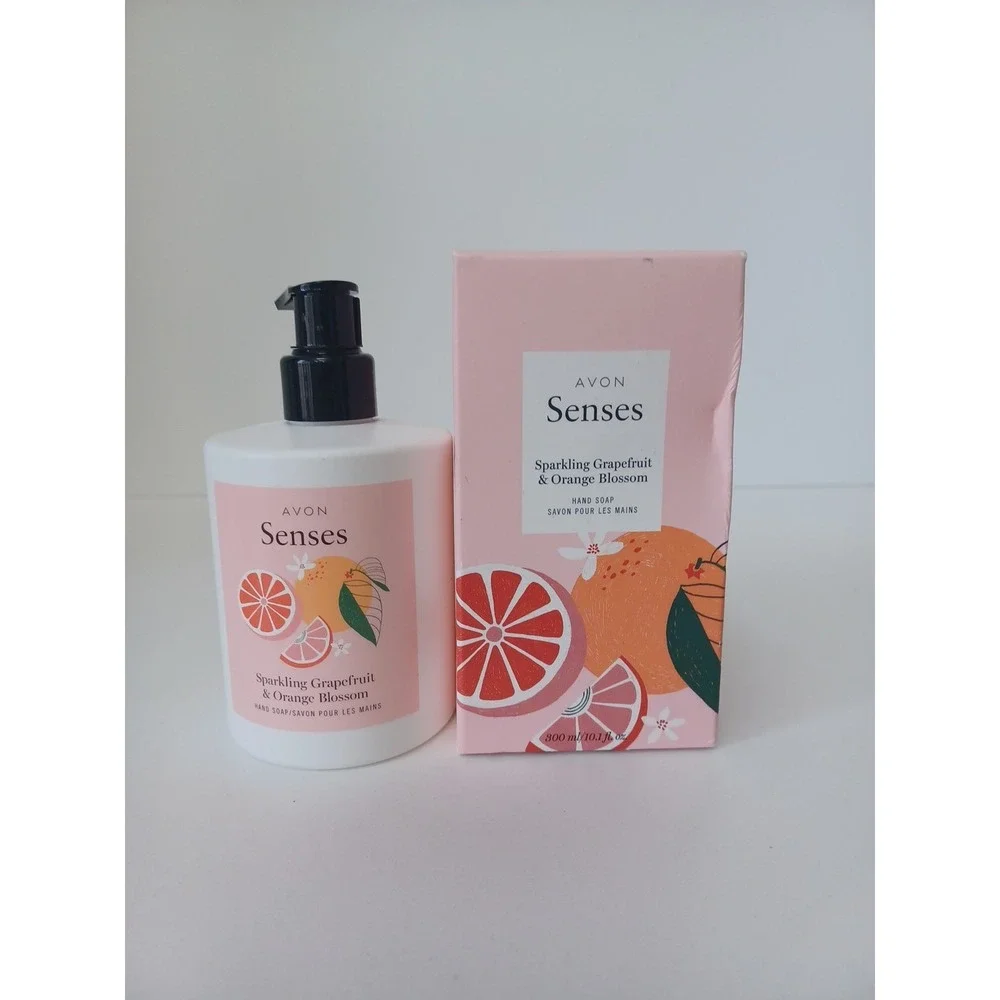 Avon Senses‎ Sparkling Grapefruit & Orange Blossom Hand Soap Honeysuckle. NIB